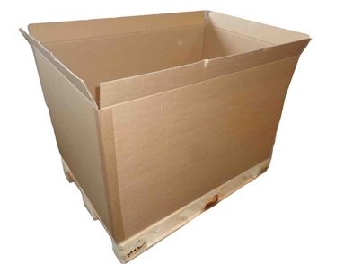 Pallekarton neutral ny  m/10 cm topflap, BC-bølge